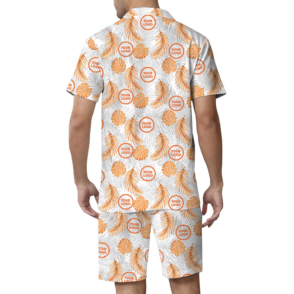 Custom Hawaiian Set - Tropical Fern Pattern with New Live Preview