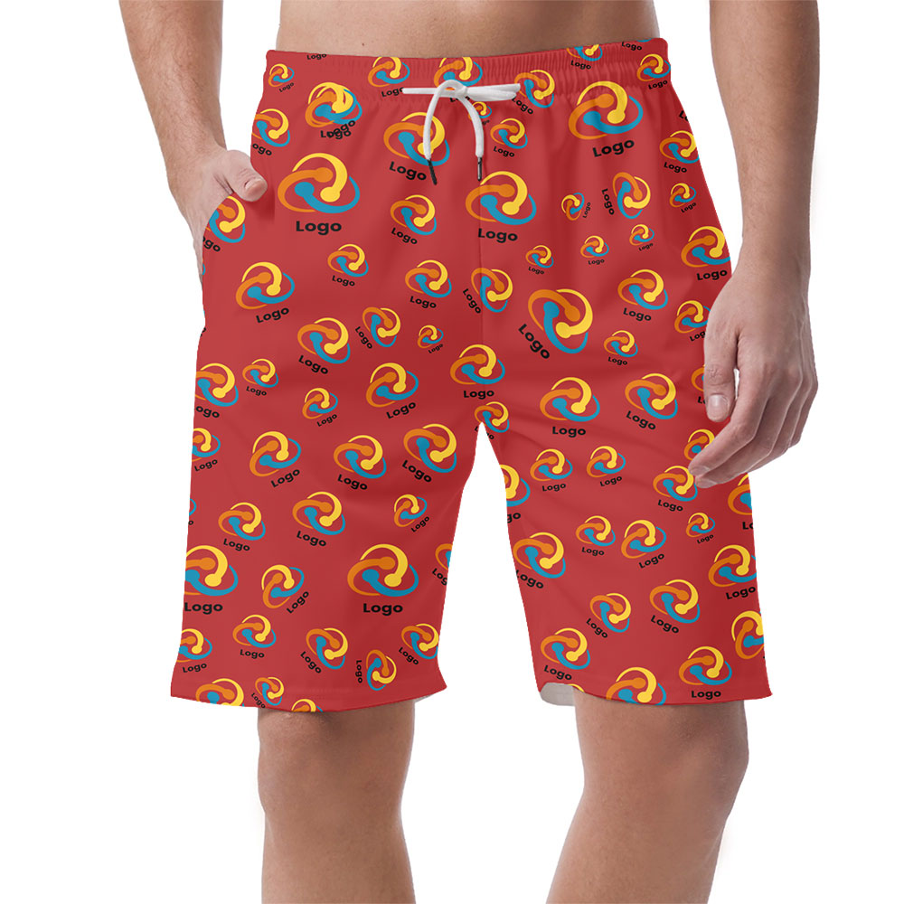 Custom Hawaiian Shorts with Mixed Logo and Dynamic Instant Preview - variant image 1