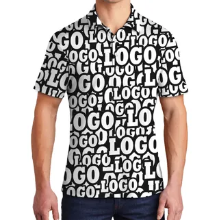 [Live Preview] Personalized Polo Shirt With Full Logos
