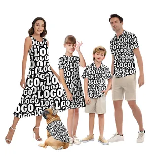 Custom Any Design Family Matching Hawaiian Outfit