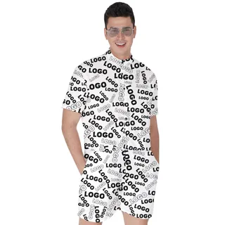 [Logo + Color] Custom Logo Men's Romper With Preview