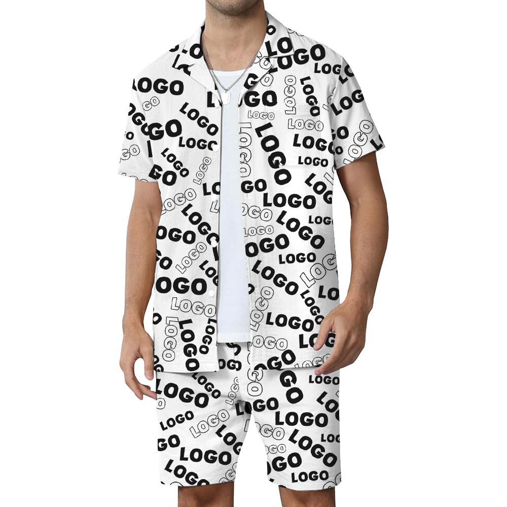 [Logo + Color] Full Custom Logo Hawaiian Set With Live Preview - variant image 1