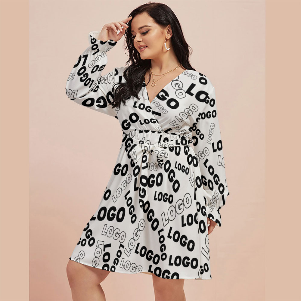 Custom Logo Plus Size Dress For Women - variant image 1