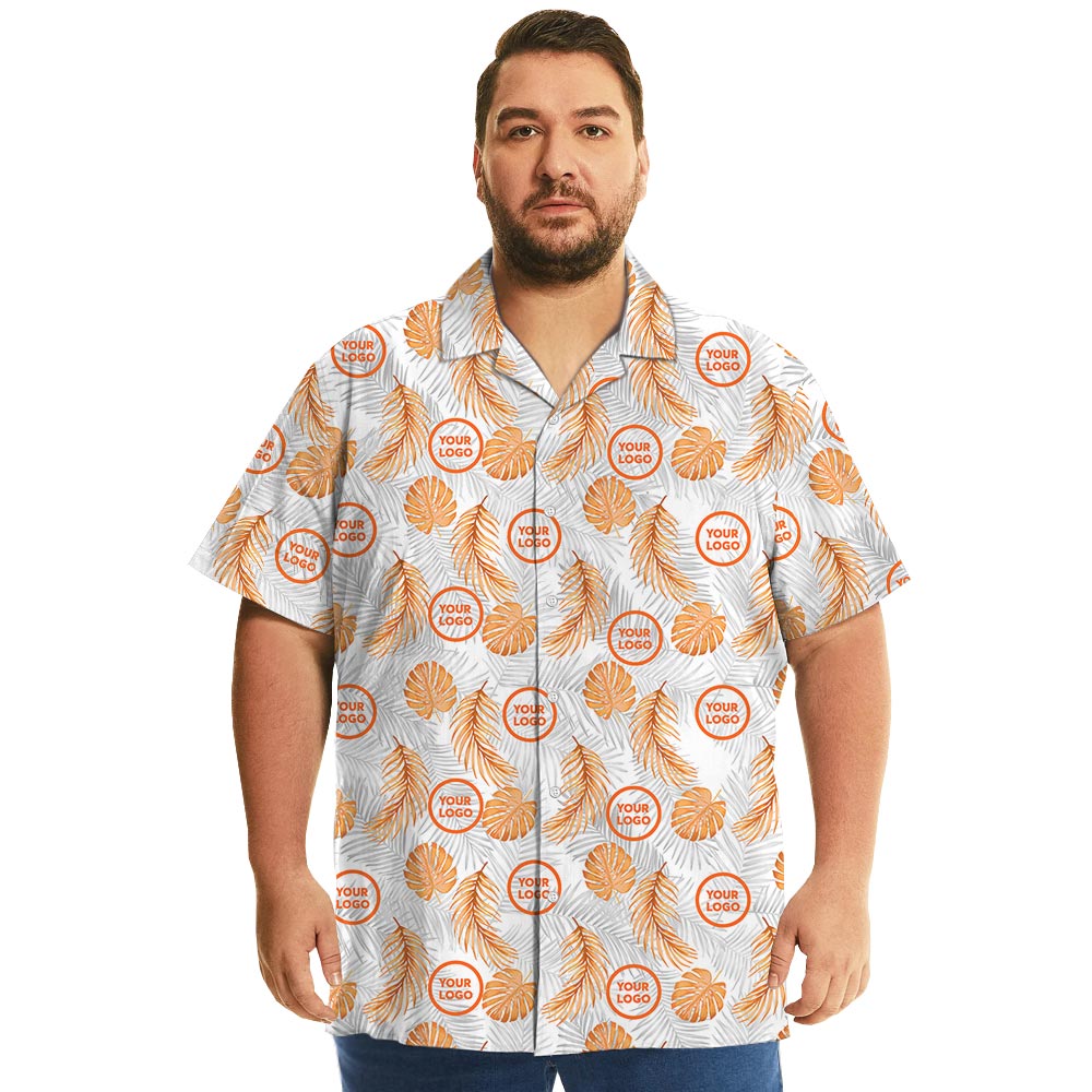 Custom Hawaiian Shirt - Tropical Fern Pattern with New Live Preview