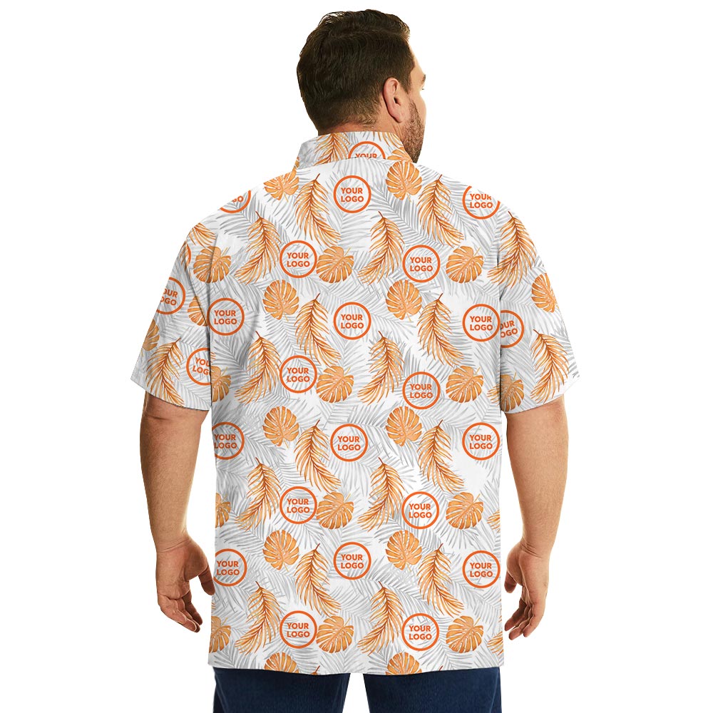 Custom Hawaiian Shirt - Tropical Fern Pattern with New Live Preview