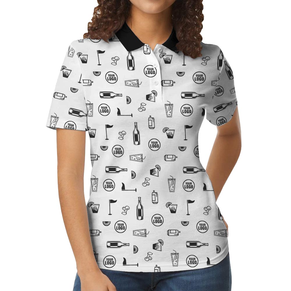 Unique Custom Logo And Name Golf Polo Shirt For Team
