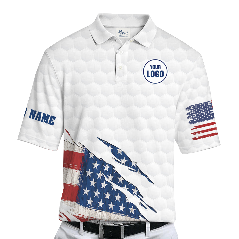 American Golf Polo Shirt with Custom Logo for Teams