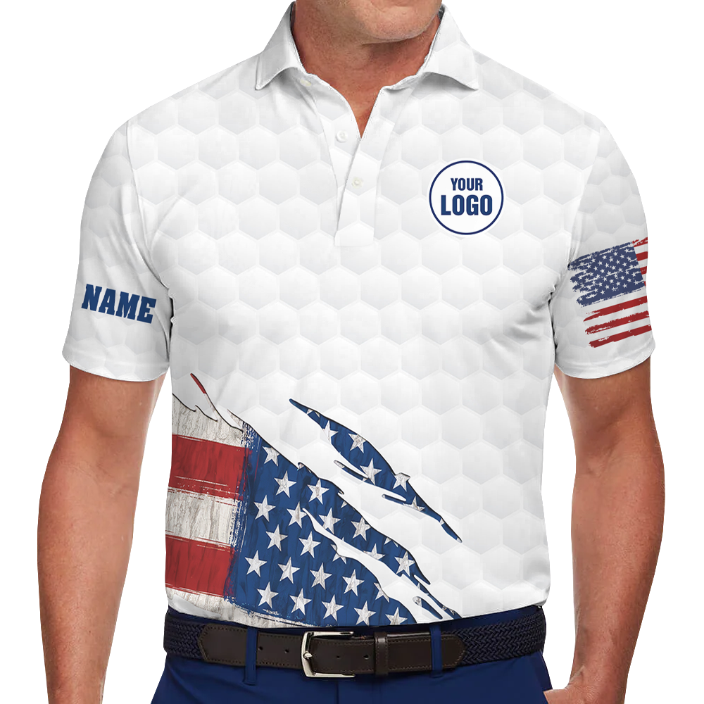 American Golf Polo Shirt with Custom Logo for Teams