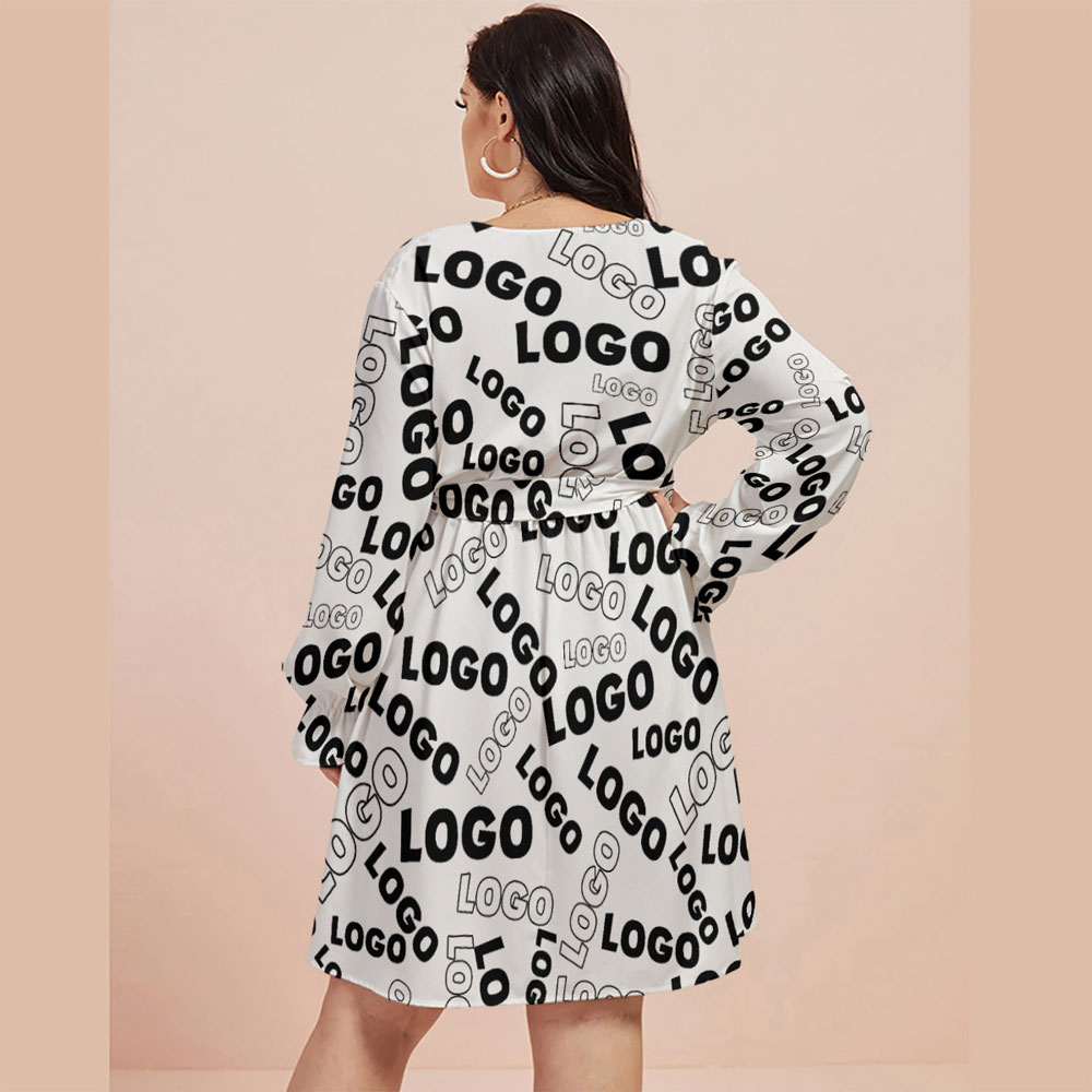 Custom Logo Plus Size Dress For Women