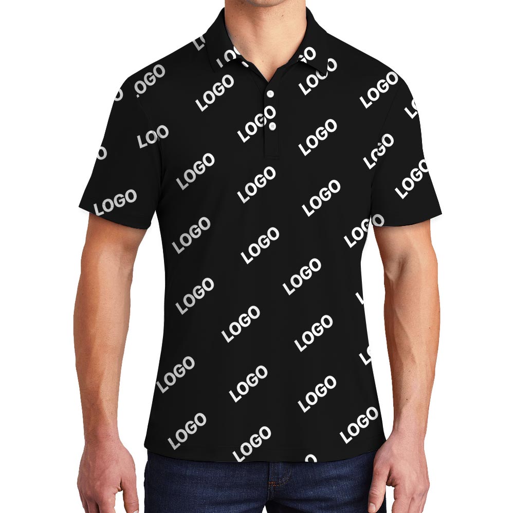 Bulk Order Custom Logo All Over Print Polo Shirt For Team - variant image 1