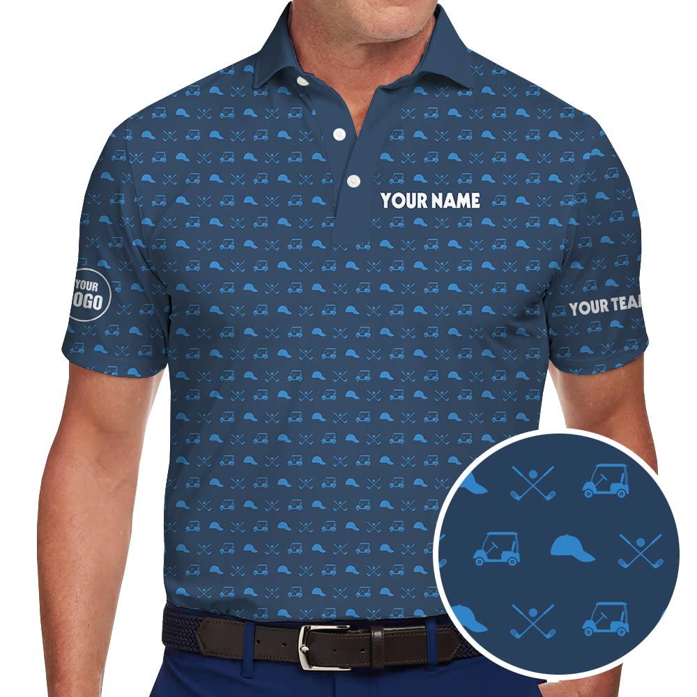 Customized Logo And Text Golf Polo Shirt For Company - variant image 1