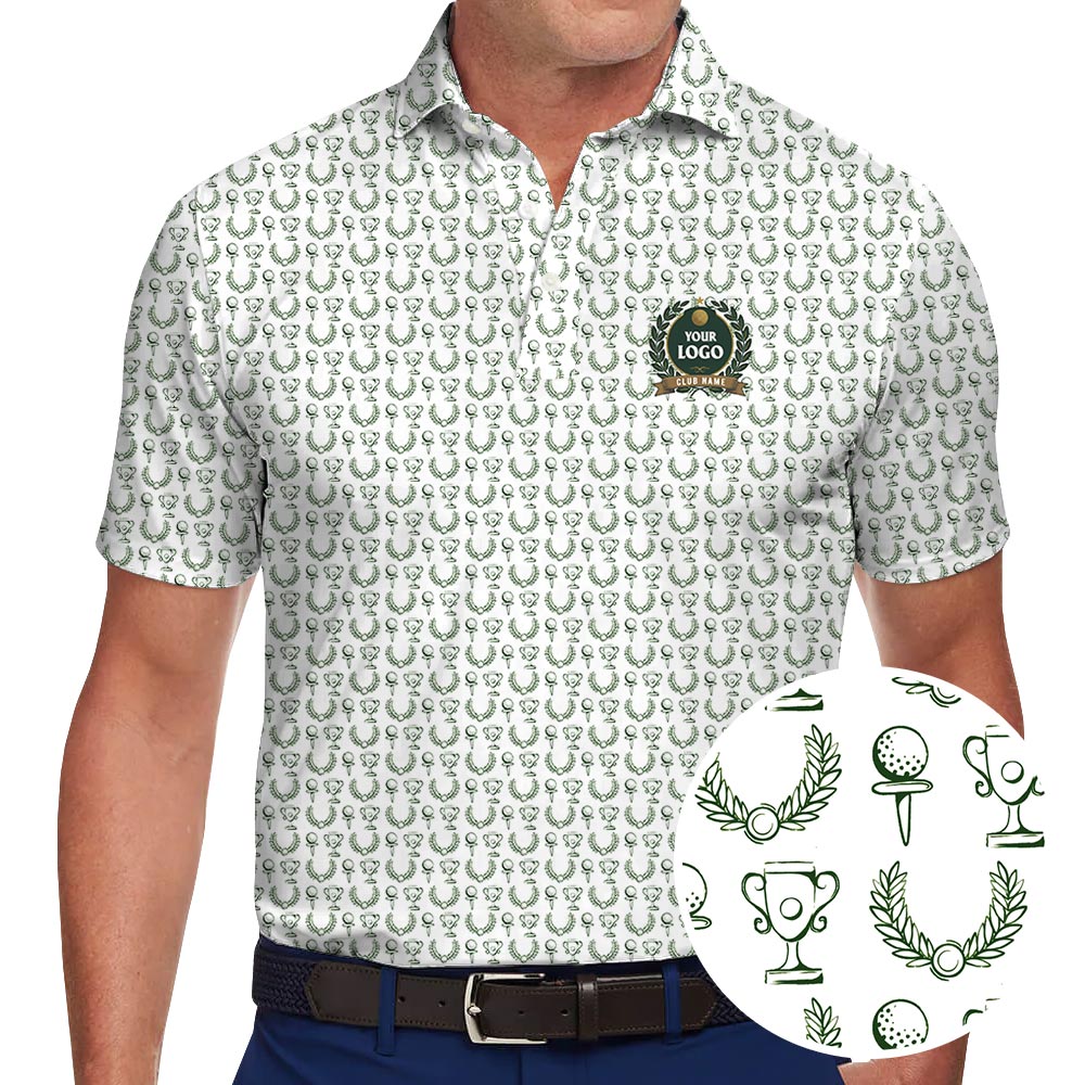 Custom Golf Logo And Name Polo Shirt - variant image 1