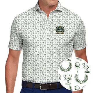 Custom Golf Logo And Name Polo Shirt