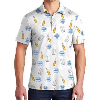 Funny Beer Golf Shirt With Custom Logo