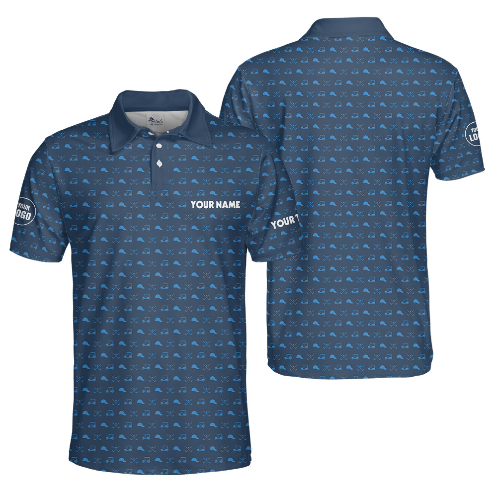 Customized Logo And Text Golf Polo Shirt For Company