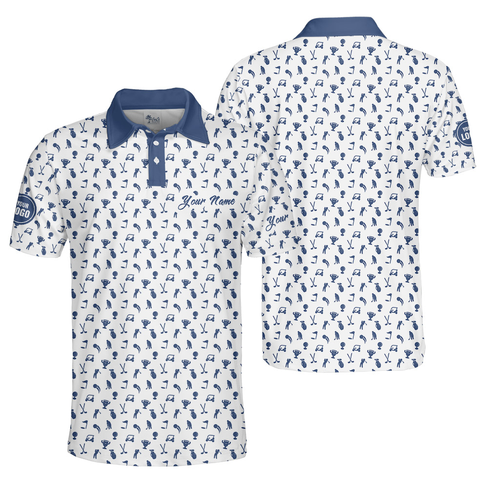 Personalized Logo Golf Polo Shirt With Preview