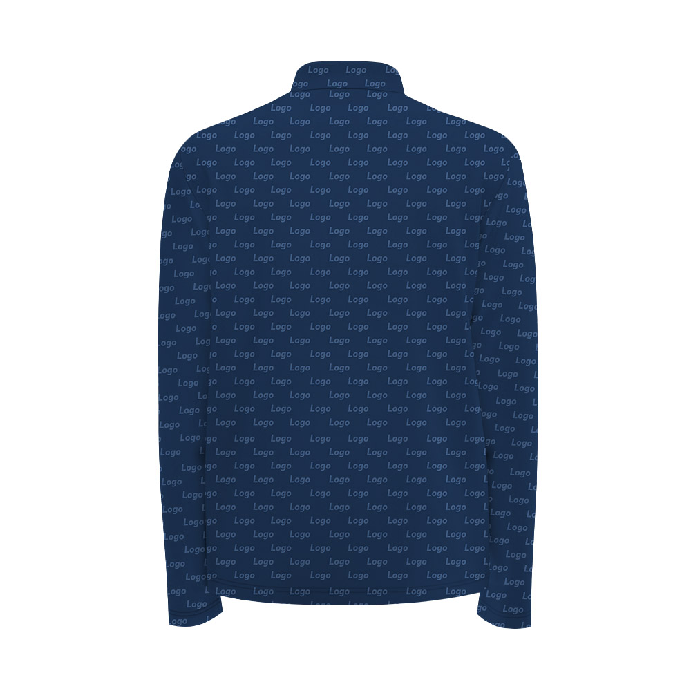 Custom Small Logo Men's Half Zip Pullover