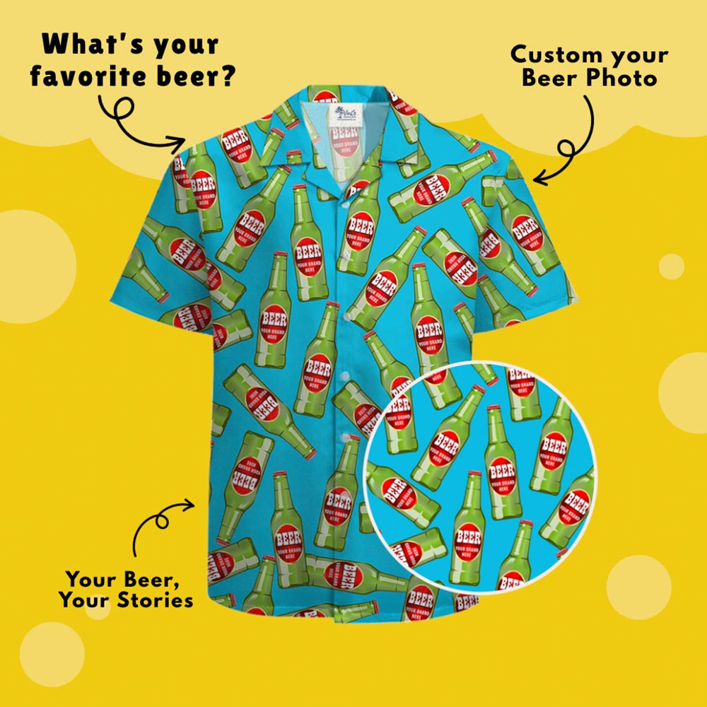 Custom Your Favorite Beer Hawaiian Shirt