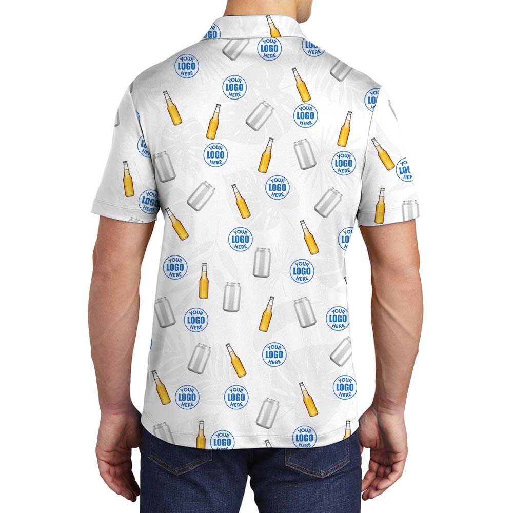Funny Beer Golf Shirt With Custom Logo