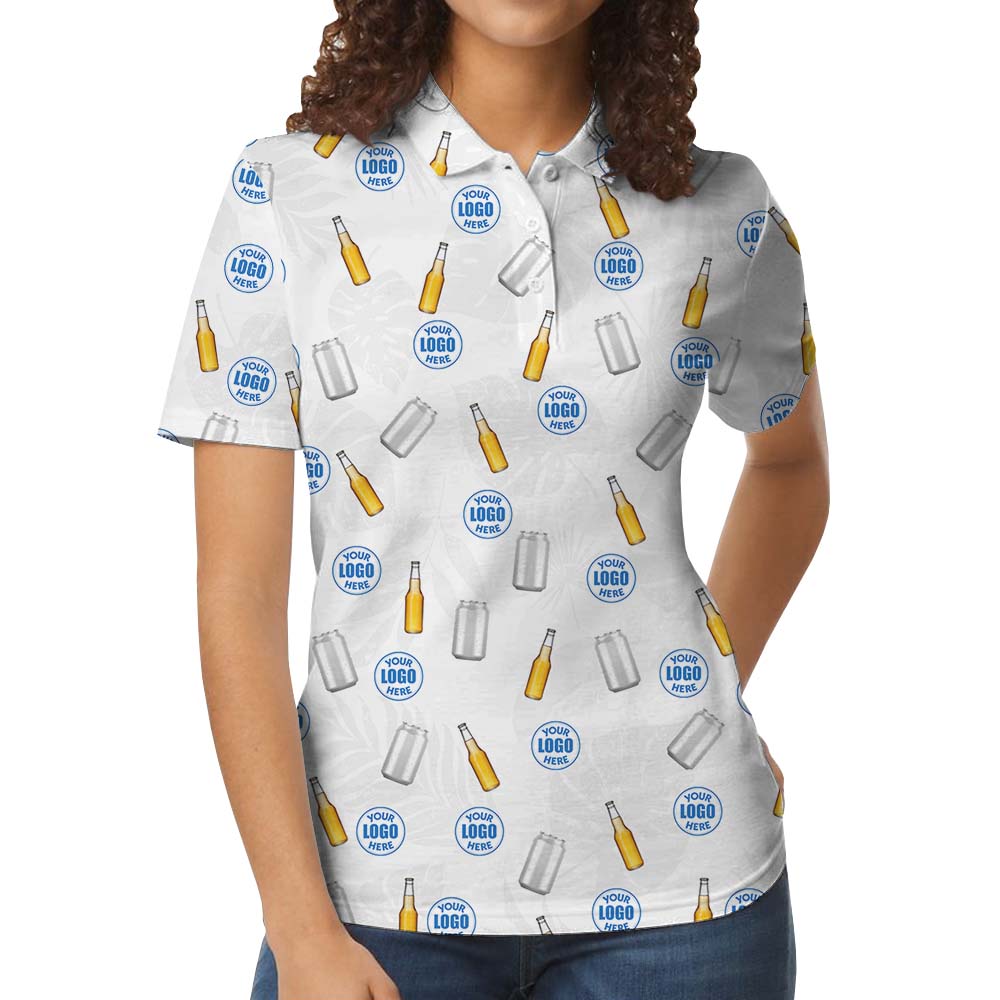 Funny Beer Golf Shirt With Custom Logo