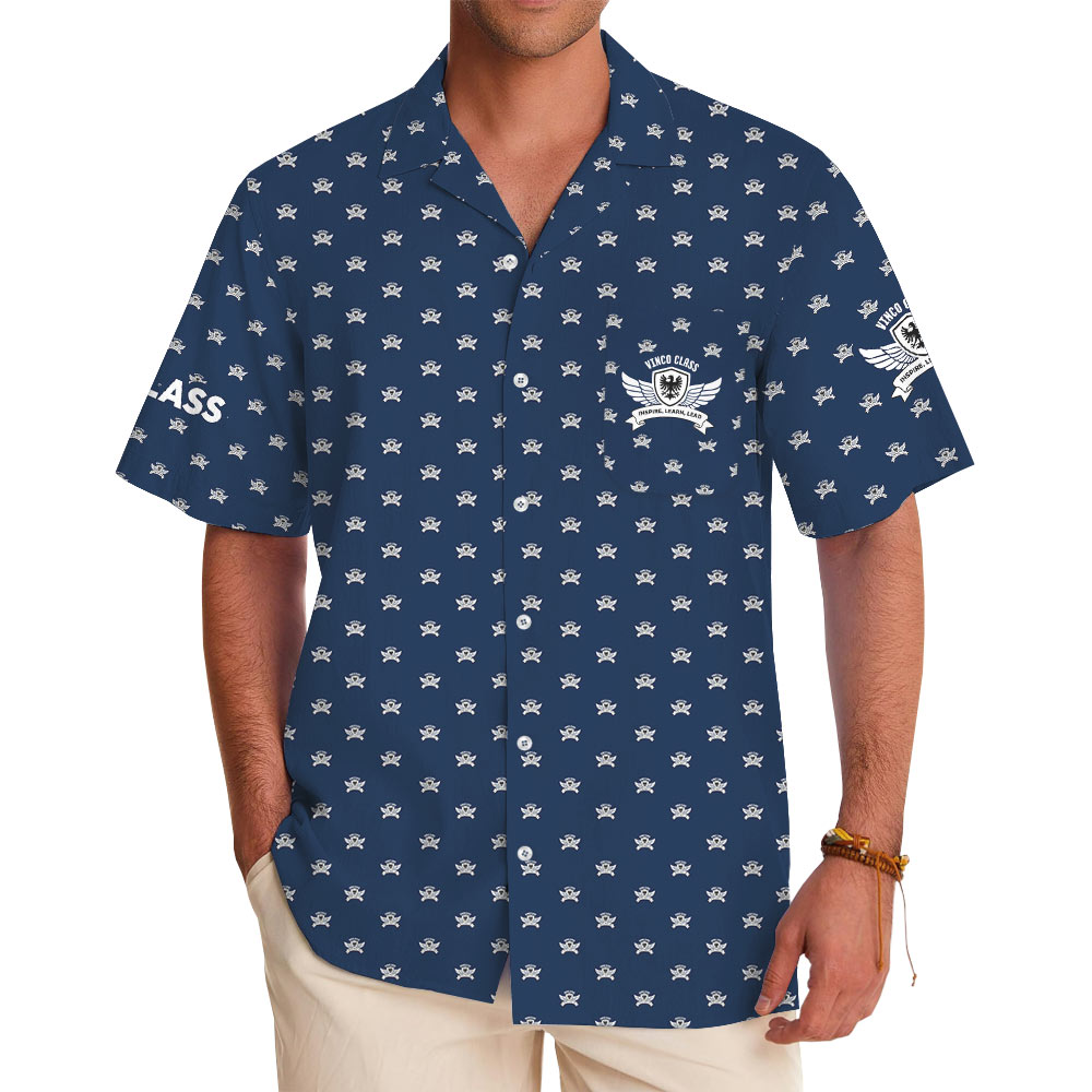 Custom Multiple Logo And Text Button Up Shirt With Preview - variant image 1