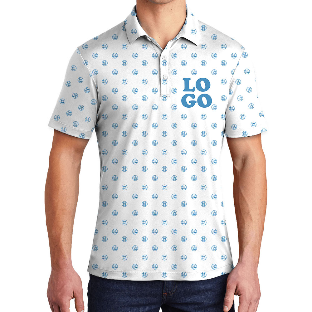 Custom Logo Polo Shirt With Preview - variant image 1
