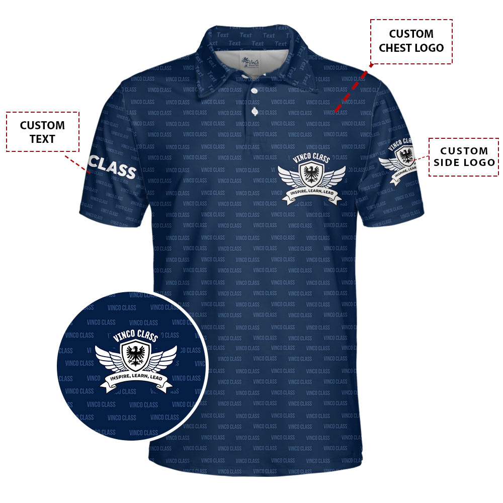 Full Custom Branding Polo Shirt With Preview