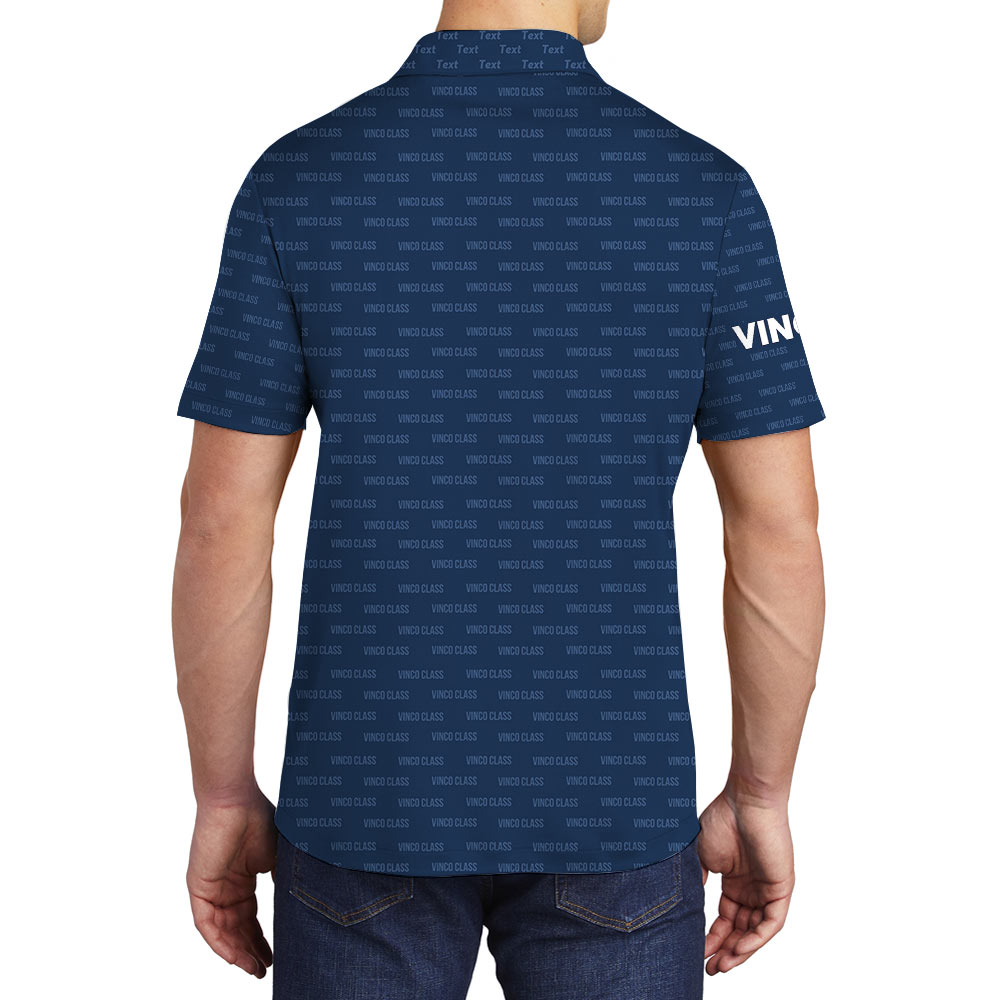 Full Custom Branding Polo Shirt With Preview