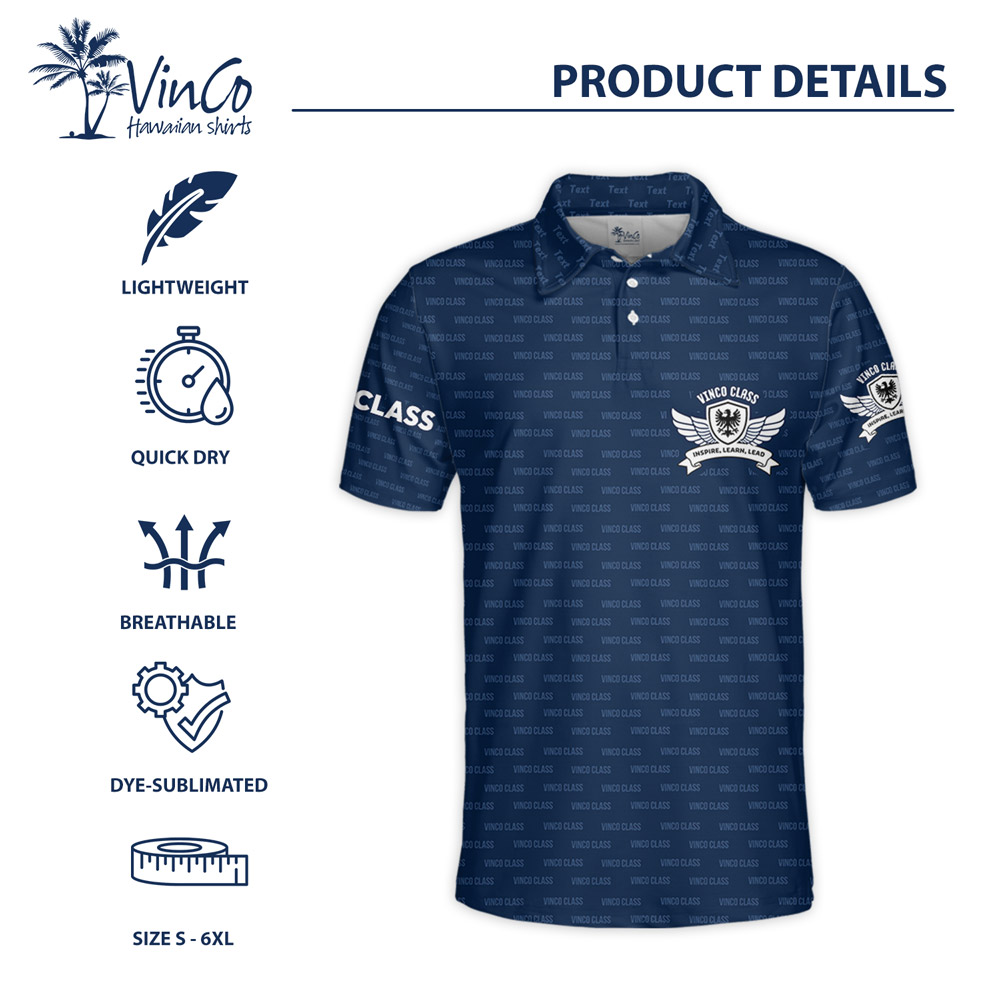 Full Custom Branding Polo Shirt With Preview