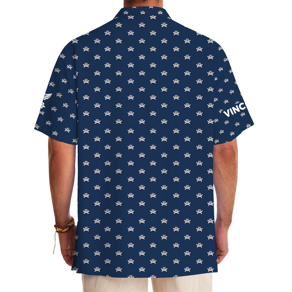 Custom Multiple Logo And Text Button Up Shirt With Preview