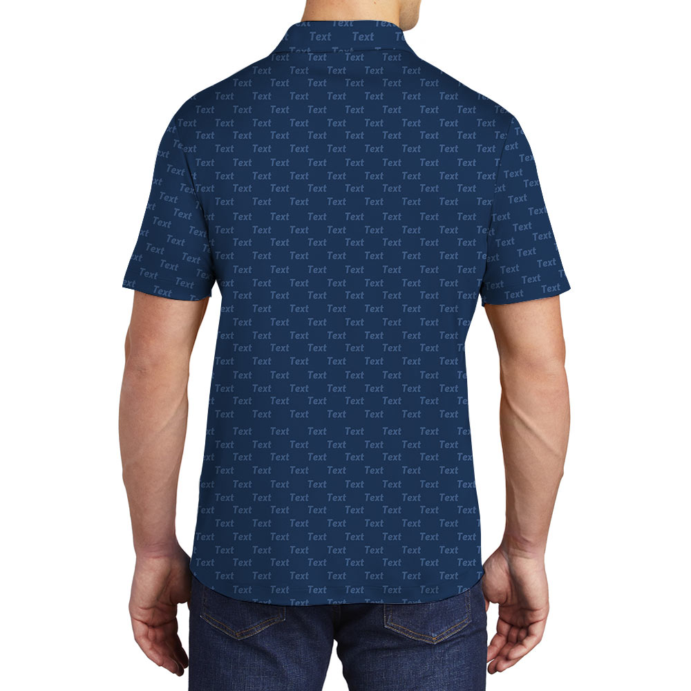 Personalized Logo And Name Polo Shirt With Preview