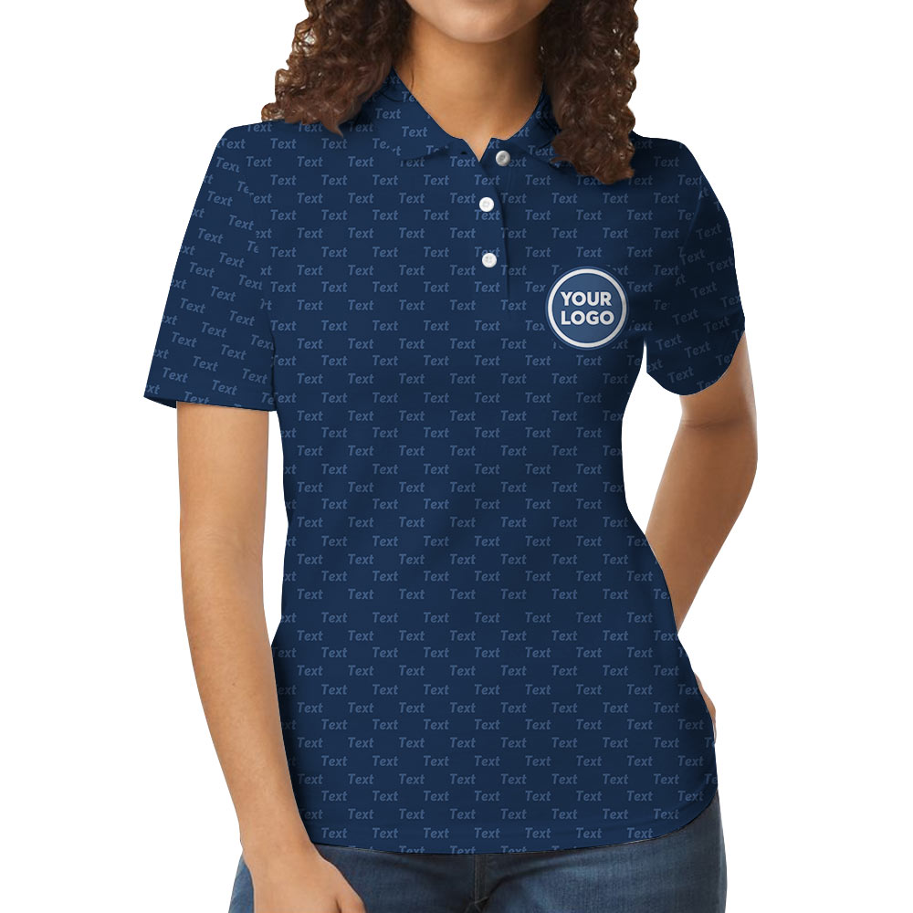 Personalized Logo And Name Polo Shirt With Preview
