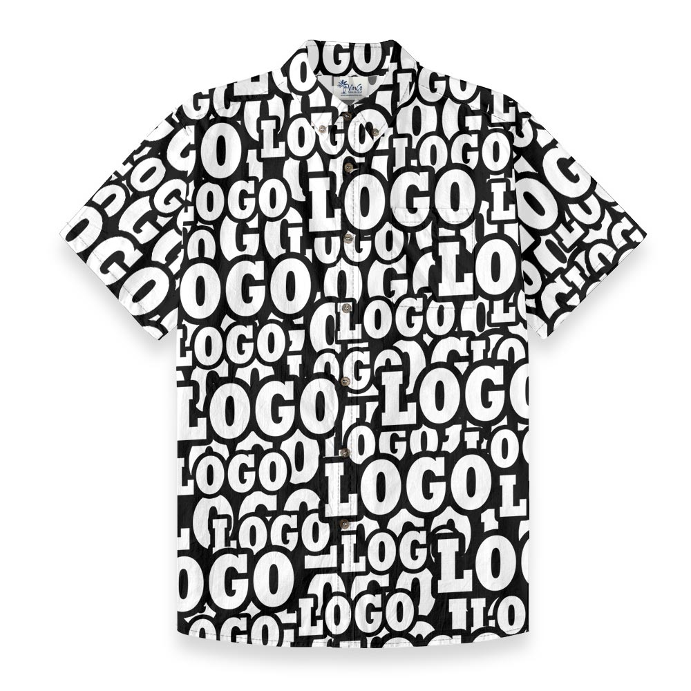 Full Custom Your Logo Men's Cotton Button Down Shirt - variant image 1