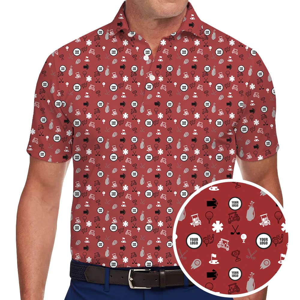 [Custom Logo + Color] Personalized Golf Polo Shirt With Small Logo - variant image 1