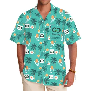 Custom Logo Conference Hawaiian Shirt With Preview