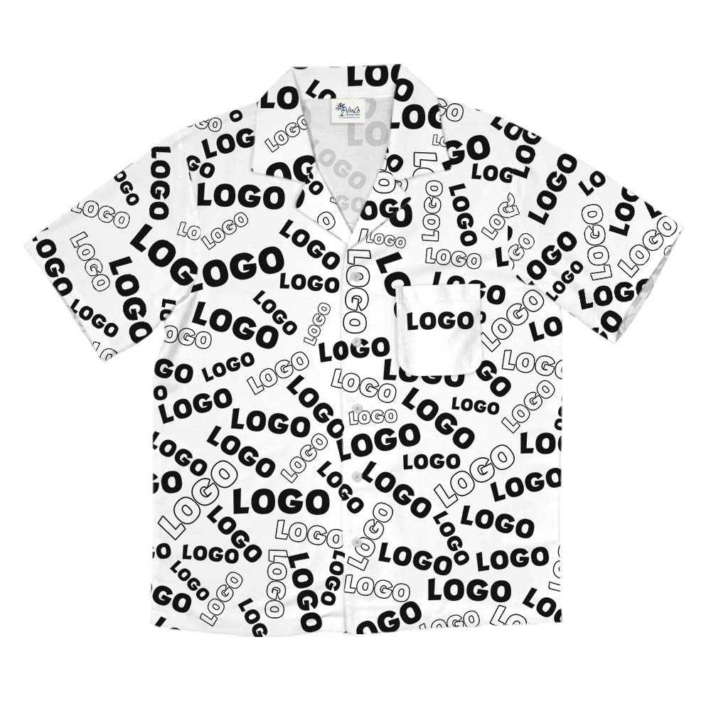 Custom Logo And Color Hawaiian Shirt