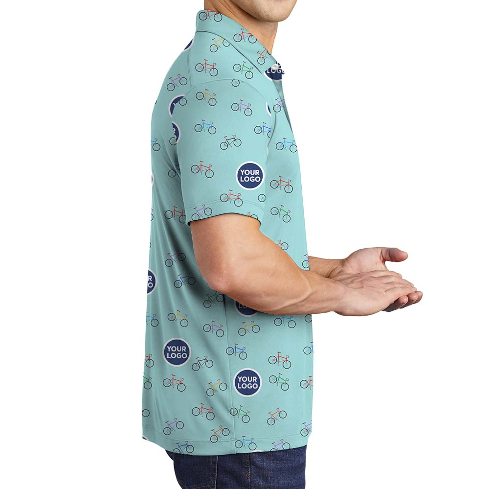 Cycling Polo Shirt With Custom Logo And Preview
