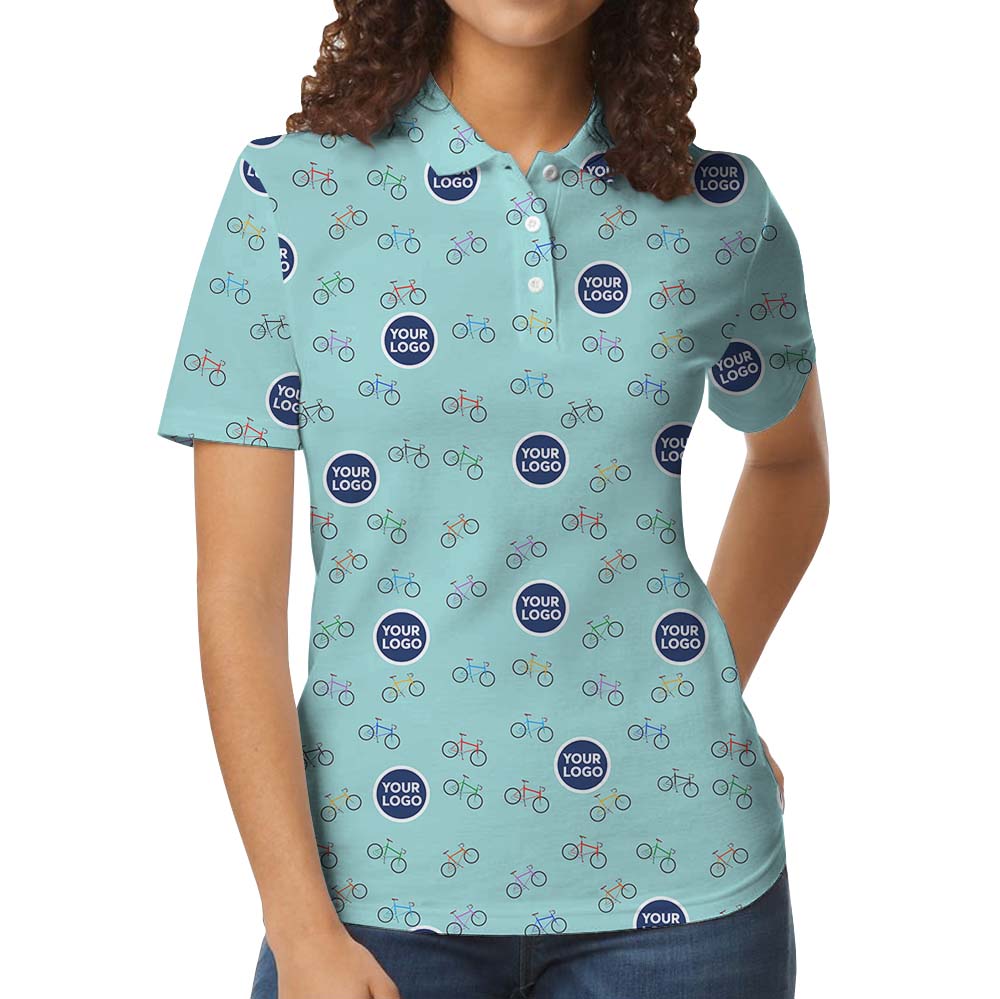 Cycling Polo Shirt With Custom Logo And Preview