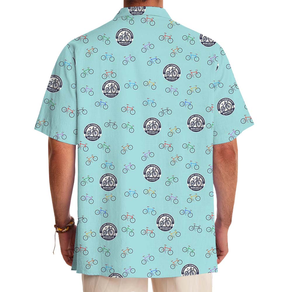 Custom Logo Or Face Cycling Hawaiian Shirt