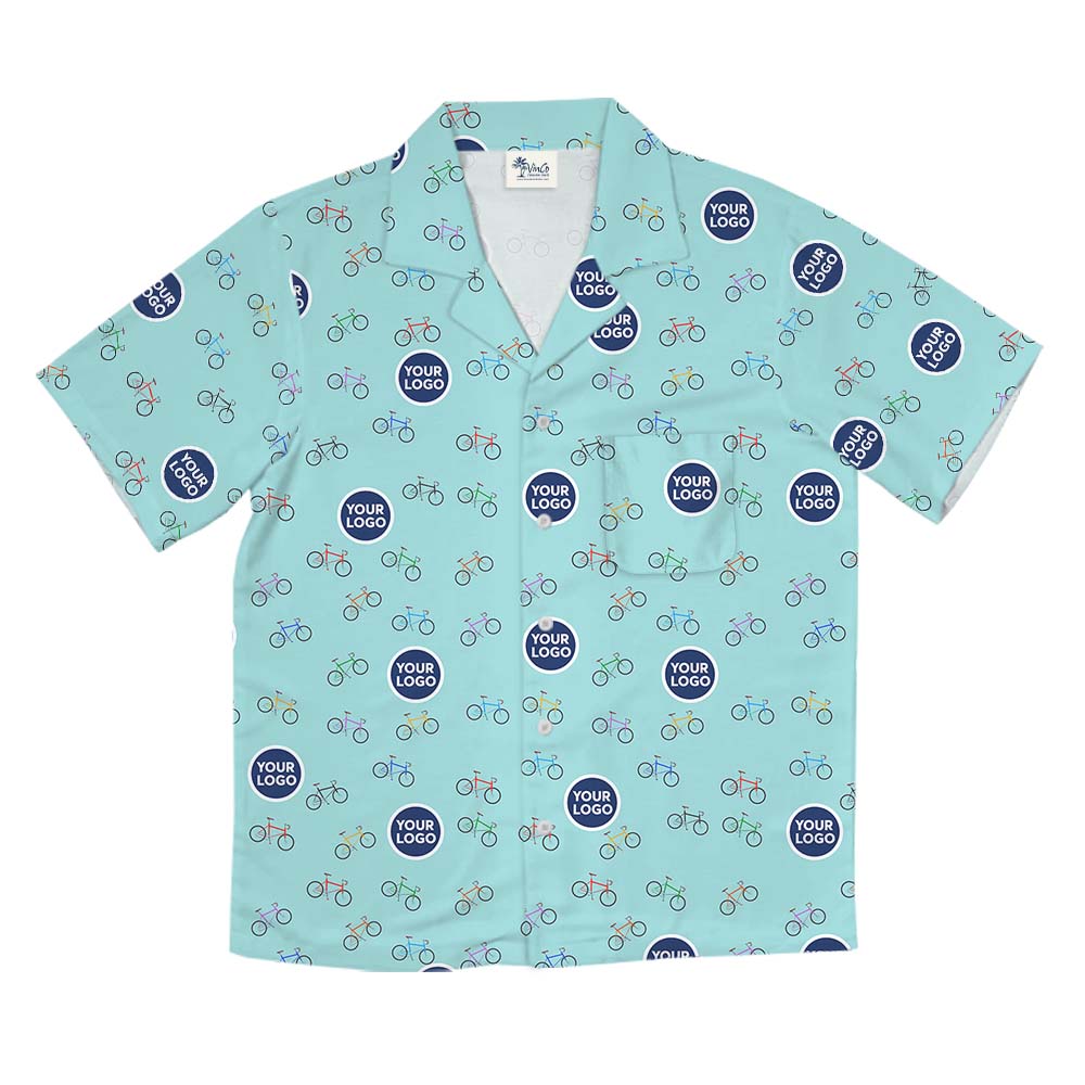 Custom Logo Or Face Cycling Hawaiian Shirt