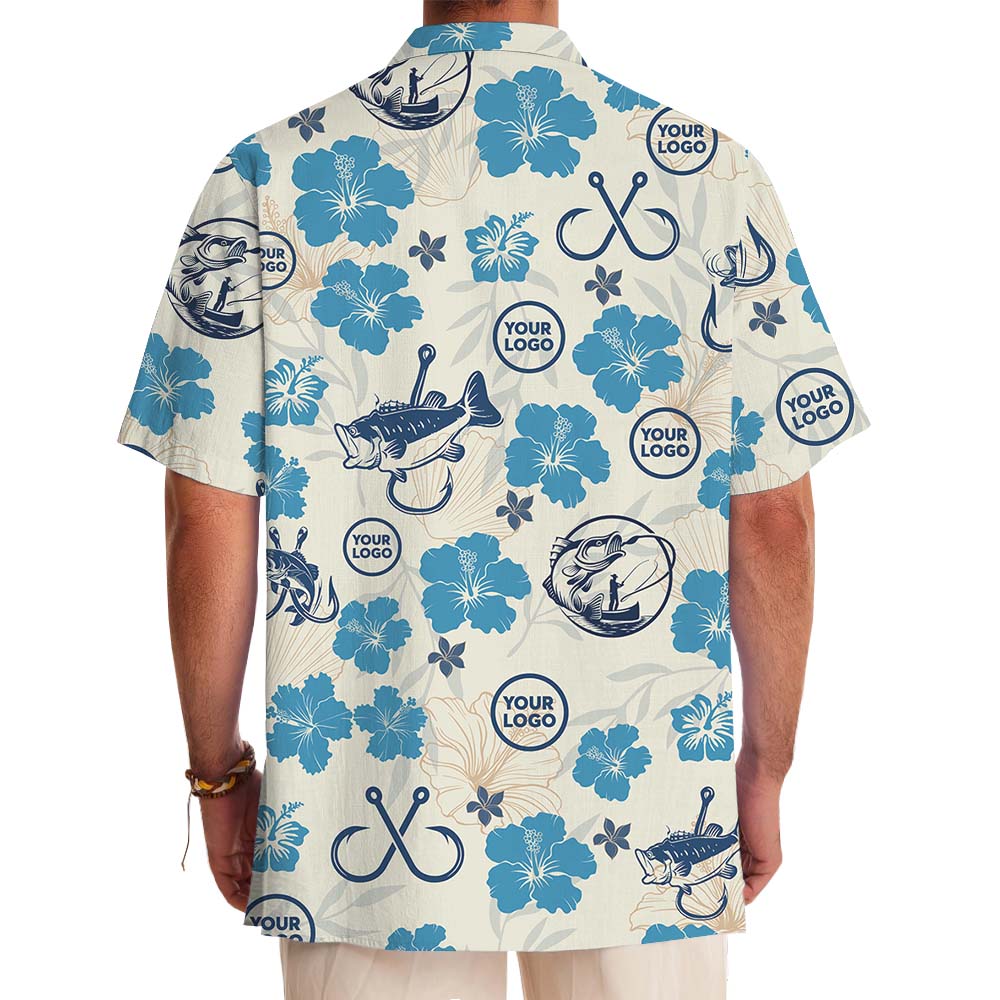 Fishing Hawaiian Shirt With Custom Logo Or Face