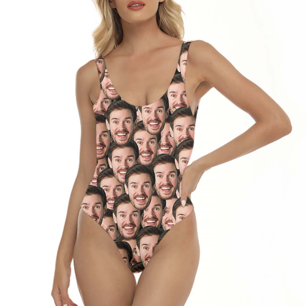 Custom Multiple Face Swimsuit One Piece - variant image 1