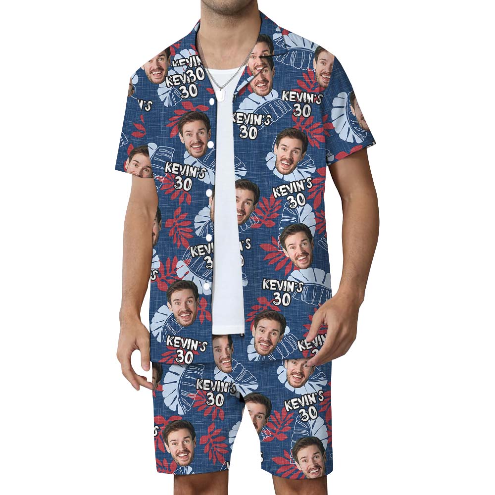 Custom Face And Age Birthday Hawaiian Set - variant image 1