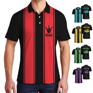 Personalized Name Bowling Polo Shirt For Men And Women