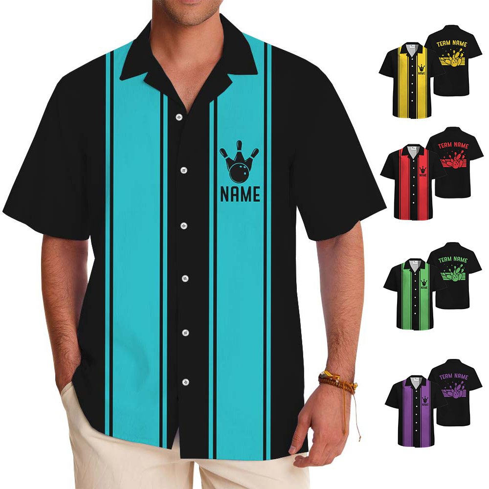 Personalized Bowling Hawaiian Shirt With Name - variant image 1