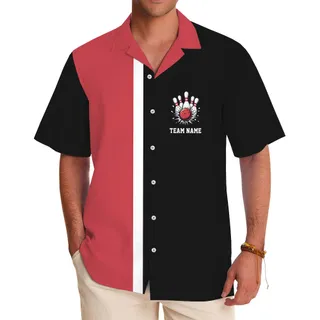 Personalized Team Name Bowling Hawaiian Shirt