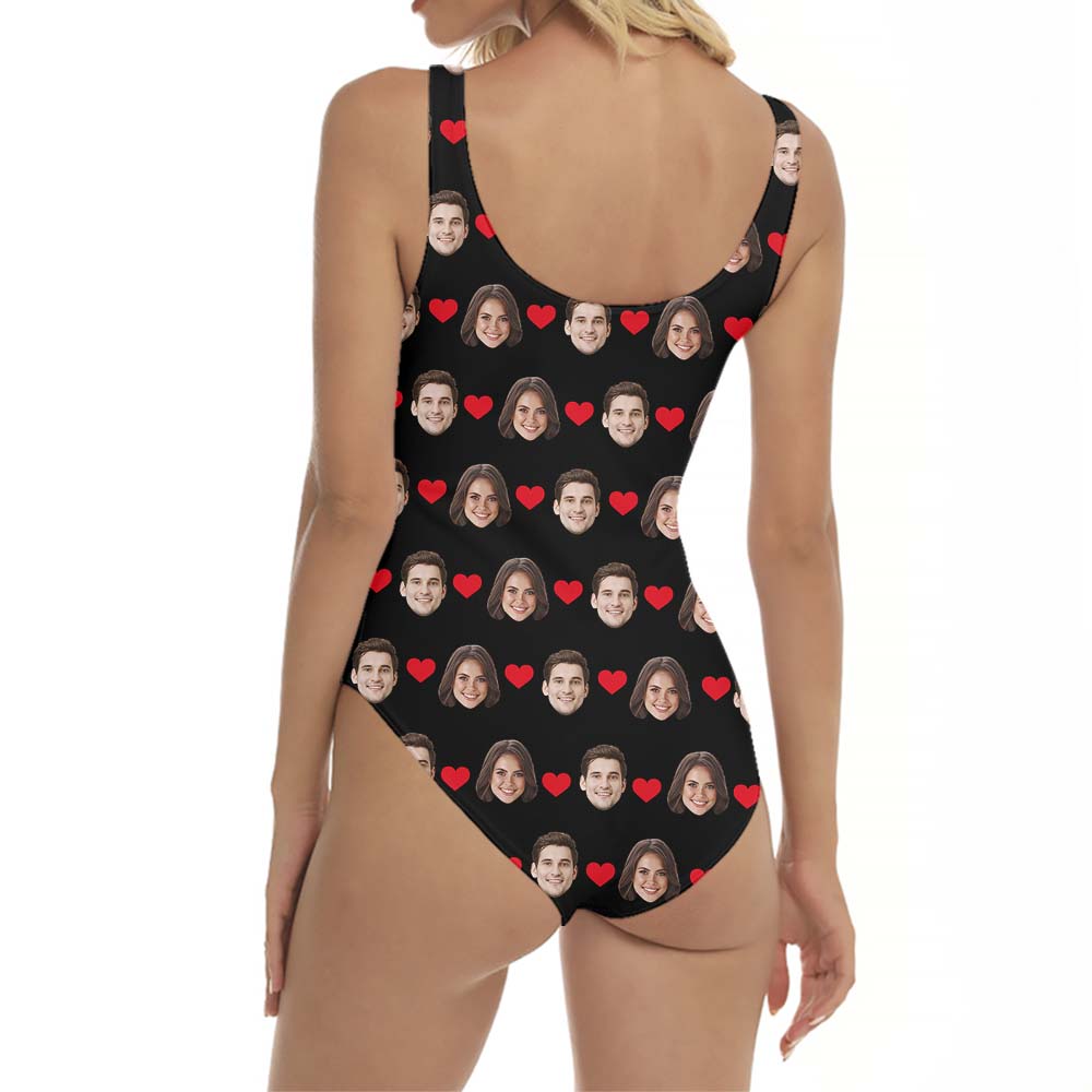 Custom Face And Color Bathing Suit