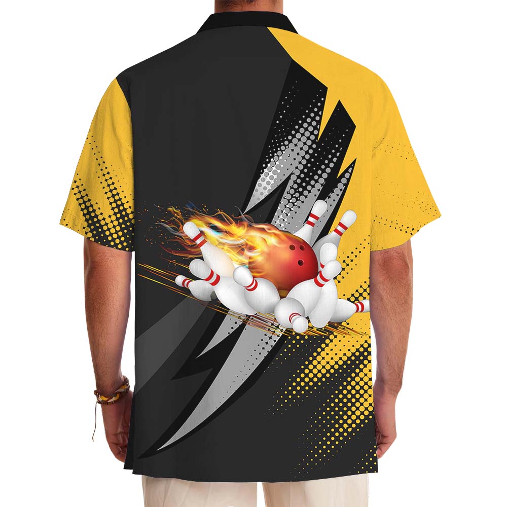 Personalized Bowling Hawaiian Shirt With Name And Color