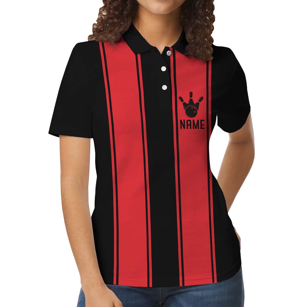 Personalized Name Bowling Polo Shirt For Men And Women