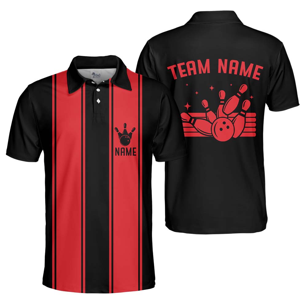 Personalized Name Bowling Polo Shirt For Men And Women